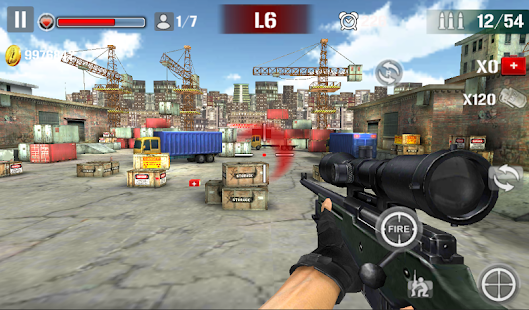 Sniper Shoot Fire War Mod  Screenshot 2