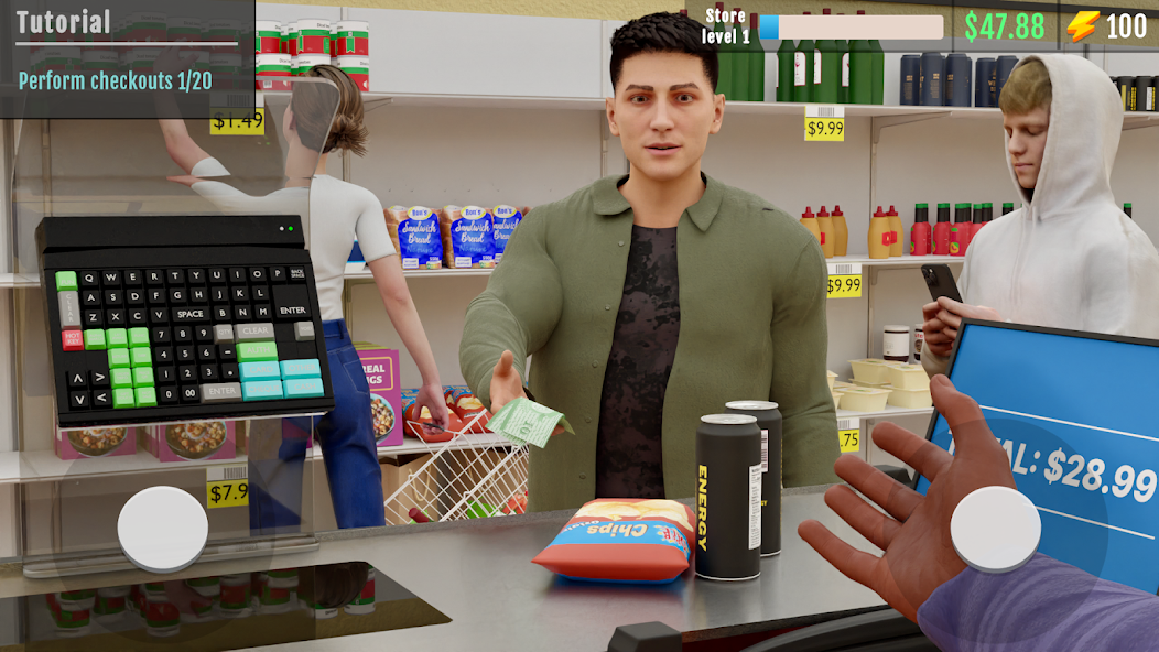 Supermarket Manager Simulator Mod  Screenshot 1