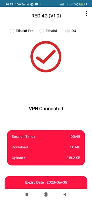 RED 4G VPN  Screenshot 4