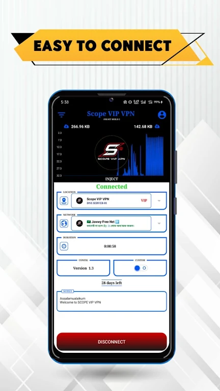 Scope VIP VPN  Screenshot 2
