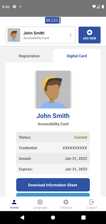 IBCCES Accessibility Card  Screenshot 3