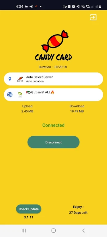 Candy Card vpn  Screenshot 2