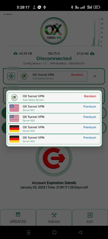 OX Tunnel VPN  Screenshot 3