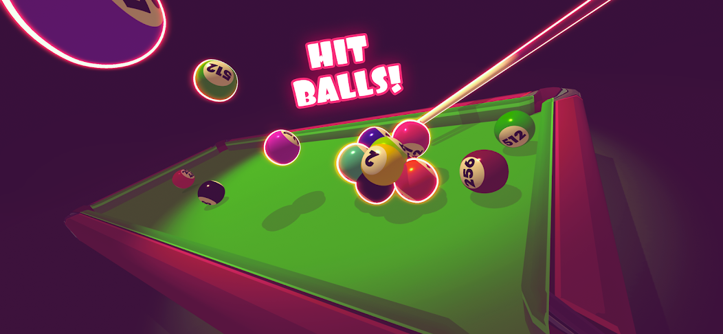 Billiard 2048: Pushing Master Mod  Screenshot 2