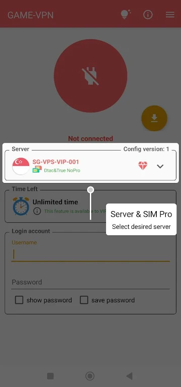 GAME-VPN  Screenshot 1