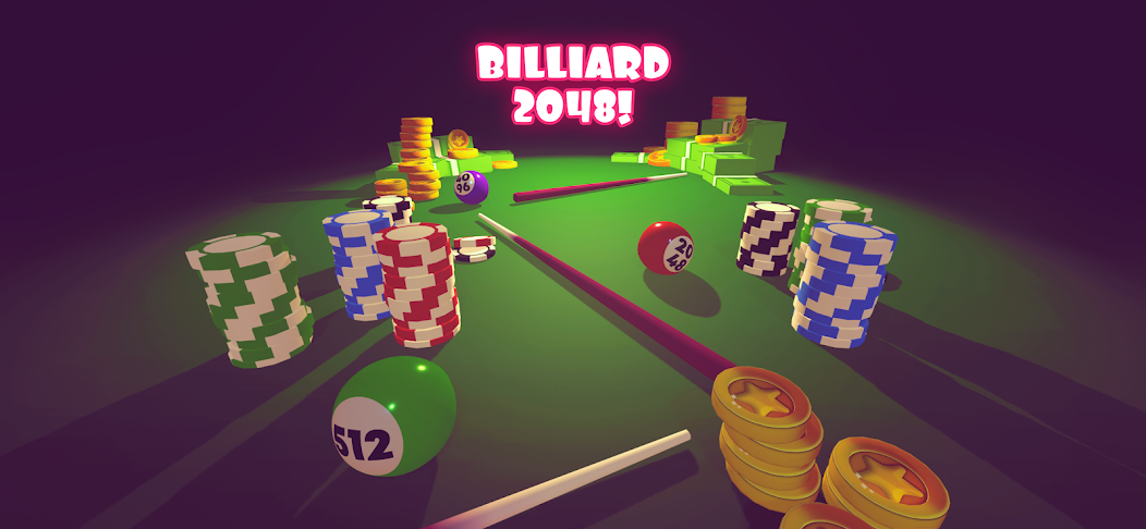 Billiard 2048: Pushing Master Mod  Screenshot 1