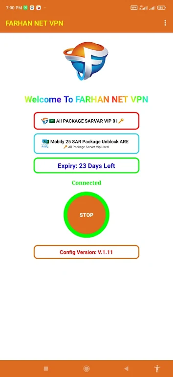 FARHAN NET VPN  Screenshot 2