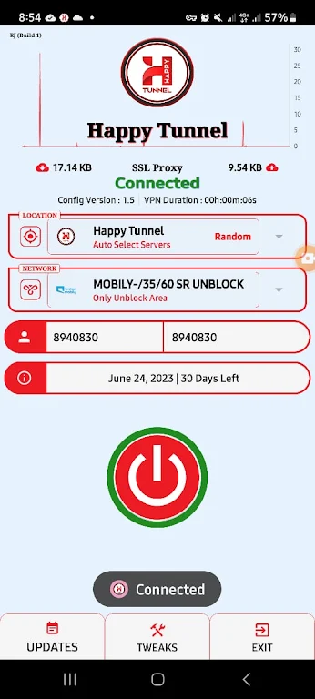 HAPPY TUNNEL VPN  Screenshot 2