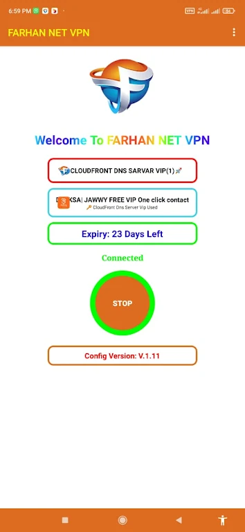 FARHAN NET VPN  Screenshot 1