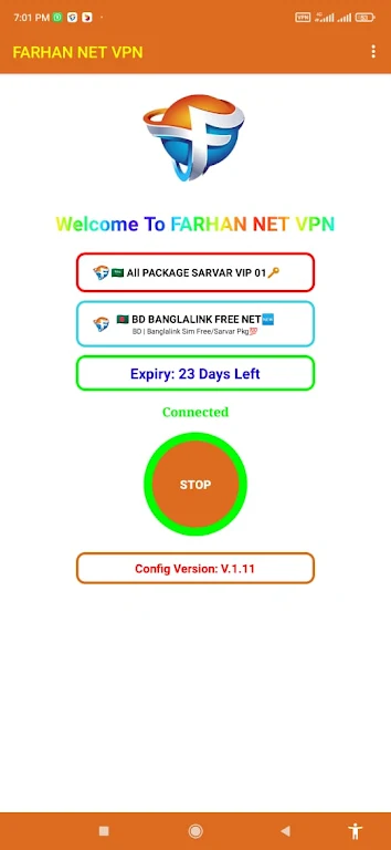 FARHAN NET VPN  Screenshot 3