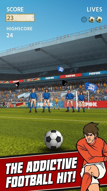 Flick Kick Football Kickoff  Screenshot 1