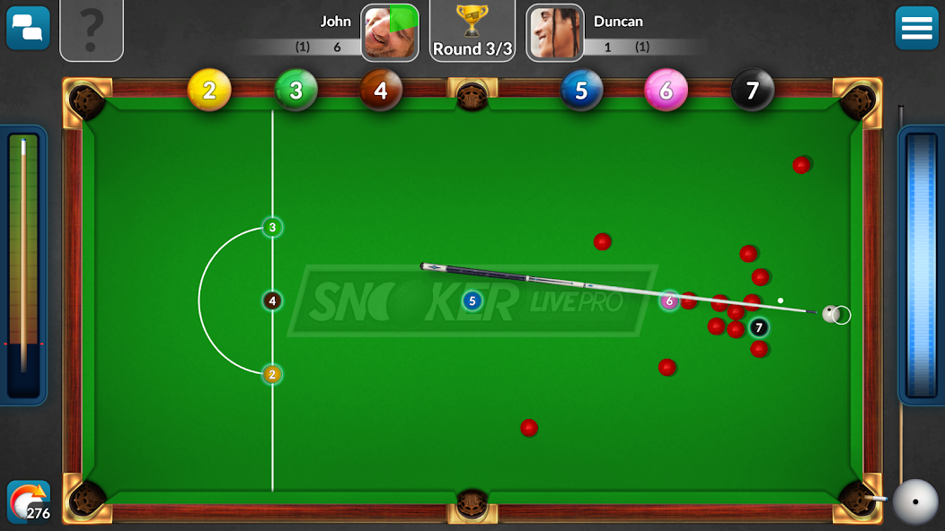 Snooker Live Pro & Six-red Mod  Screenshot 3