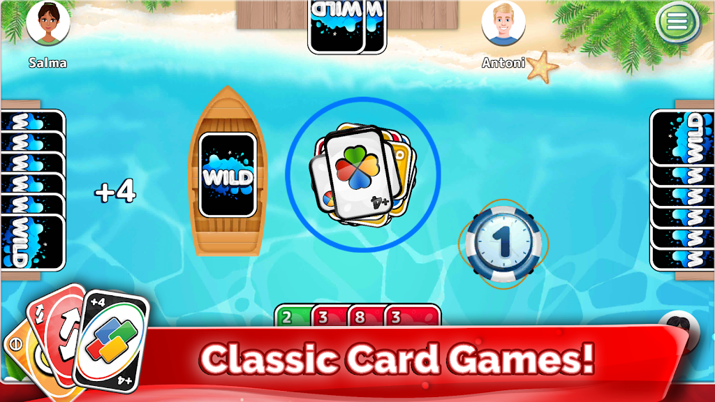 Crazy 8s Online Card Game  Screenshot 1