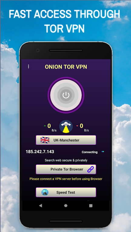 Onion VPN Tor Browser OrWEB  Screenshot 1