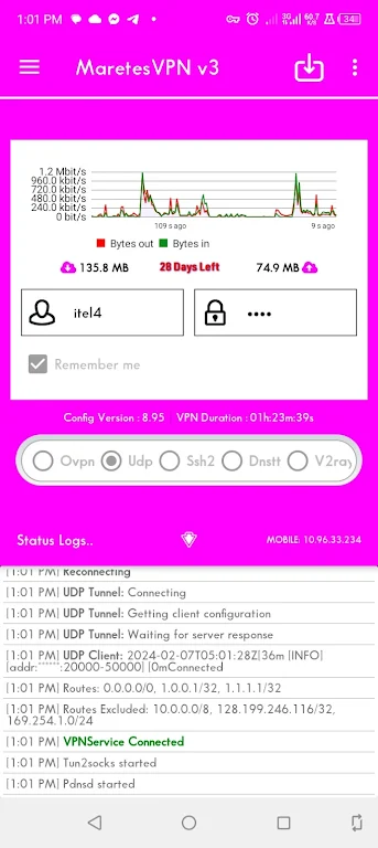 MaretesVPN v3  Screenshot 2