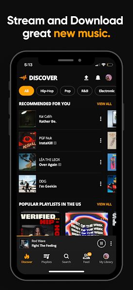 Audiomack: Music Downloader Mod  Screenshot 1