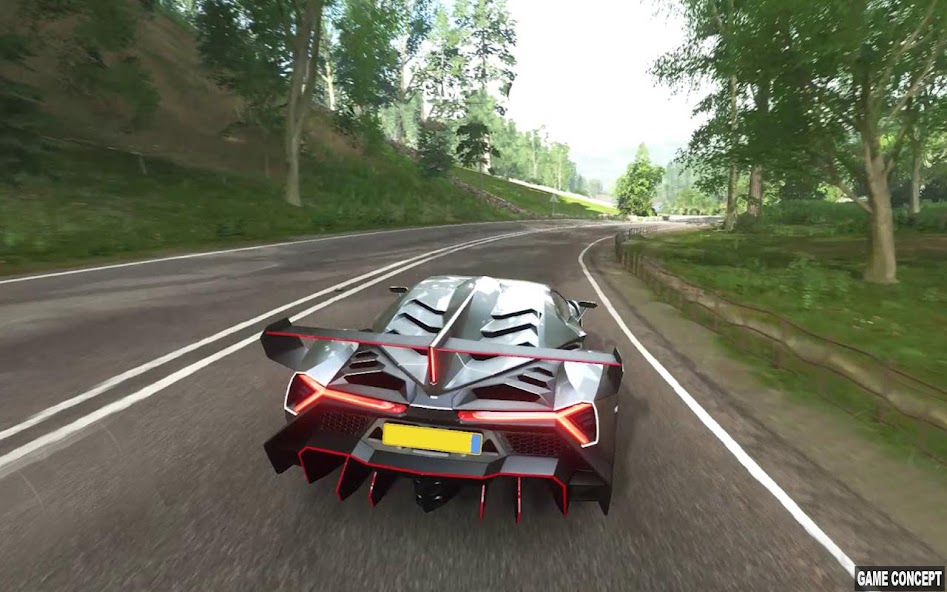 Super Cars Racing Horizon Mod  Screenshot 1