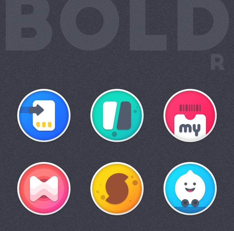 Boldr Icon Pack  Screenshot 2