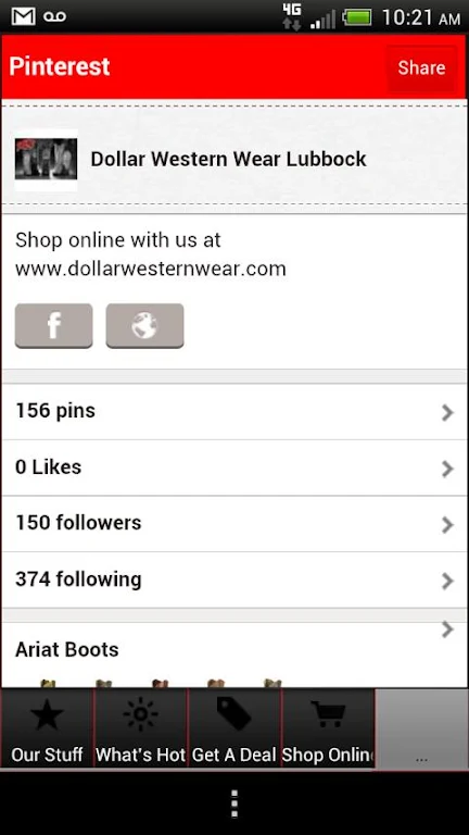 Dollar Western Wear  Screenshot 2