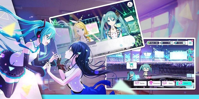 HATSUNE MIKU: COLORFUL STAGE!  Screenshot 2