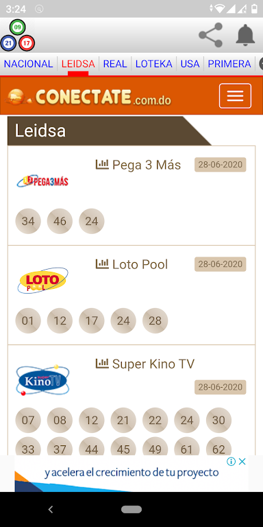 Loteria Dominicana Resultados  Screenshot 3