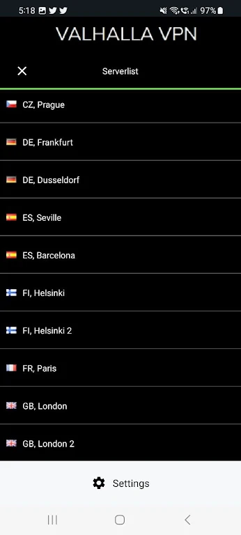 Valhalla VPN  Screenshot 3
