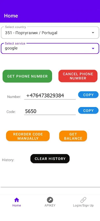 Onlinesim - receive sms code  Screenshot 2