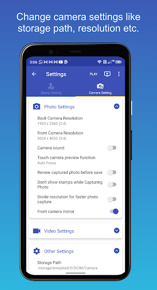 PhotoStamp Camera Mod  Screenshot 4