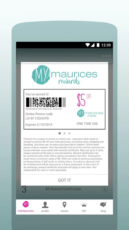 mymaurices  Screenshot 4