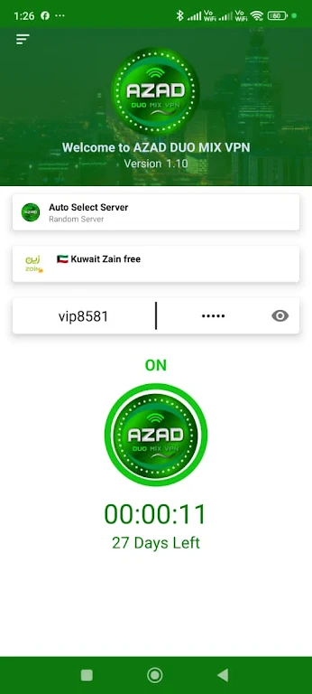 AZAD DOU MIX VPN  Screenshot 1