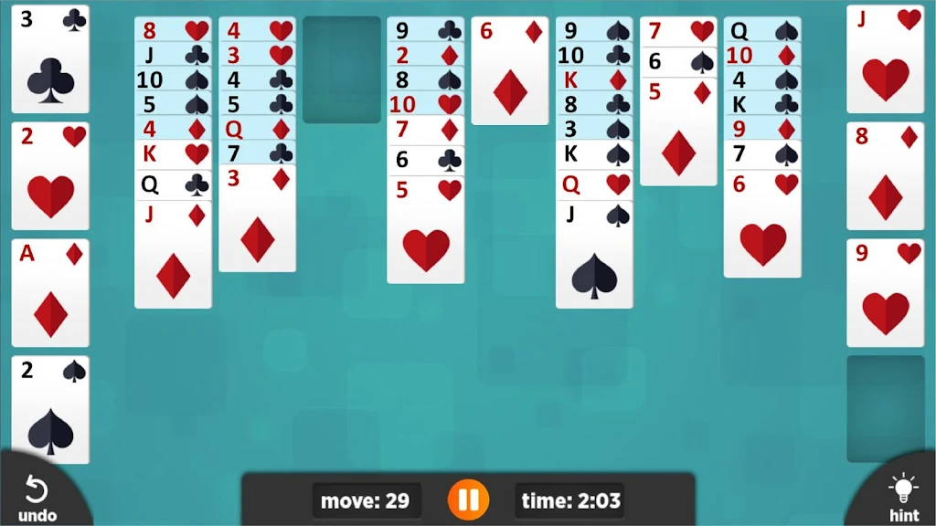 FreeCell - Offline Card Game  Screenshot 3