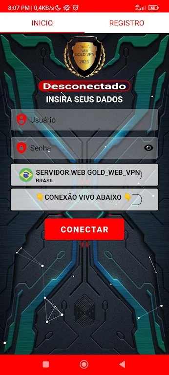 WEB GOLD VPN  Screenshot 2