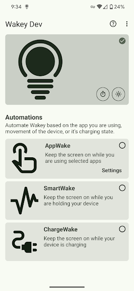 Wakey: Keep Screen On Mod  Screenshot 2