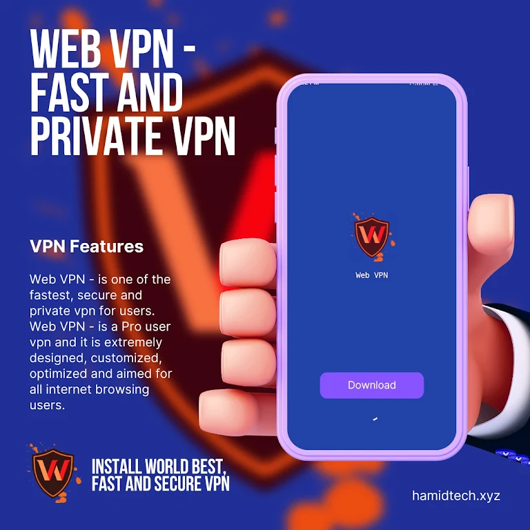 Web VPN - Fast and Private VPN  Screenshot 1