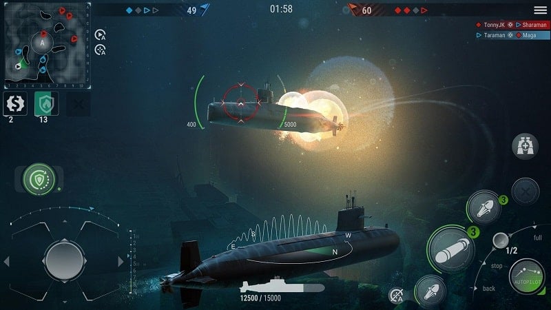 WORLD of SUBMARINES: Navy PvP  Screenshot 3