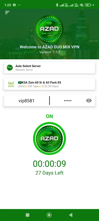 AZAD DOU MIX VPN  Screenshot 2