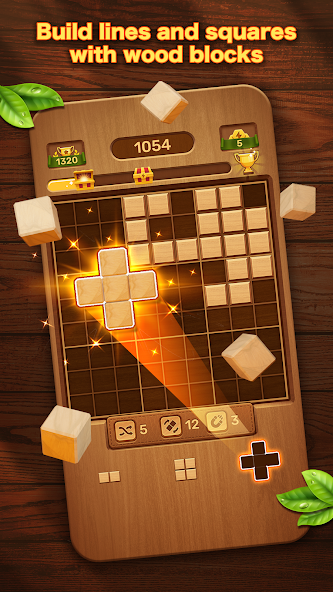 Just Blocks: Wood Block Puzzle Mod  Screenshot 1