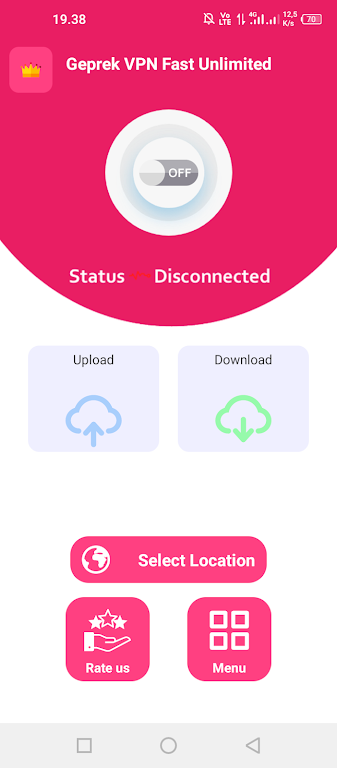 Geprek VPN Fast Unlimited  Screenshot 2