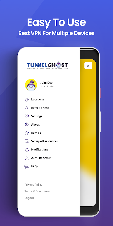 INFINITY WEB DTUNNEL VPN  Screenshot 1