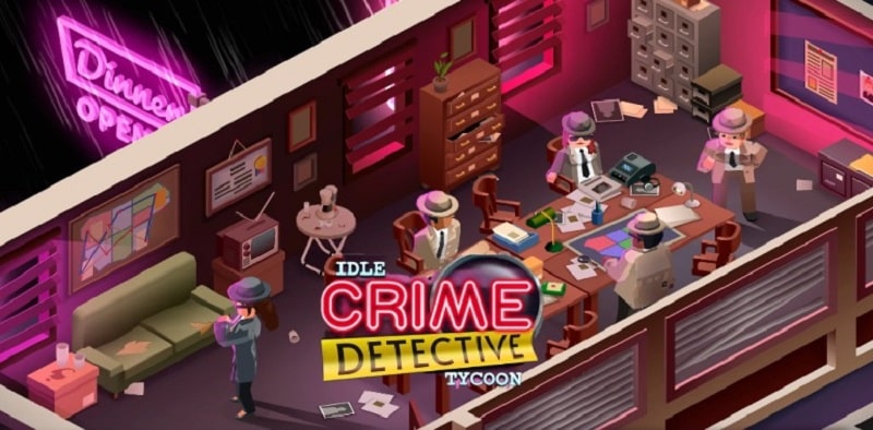 Idle Crime Detective Tycoon  Screenshot 1