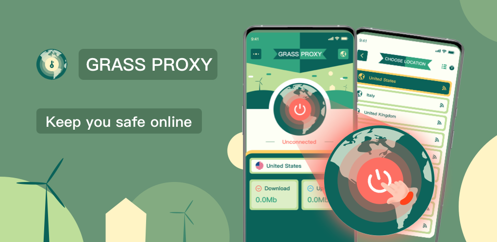 Grass Proxy - Fast VPN &Secure  Screenshot 1