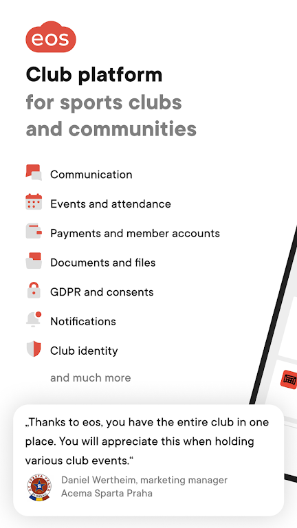 eos for clubs and communities  Screenshot 3