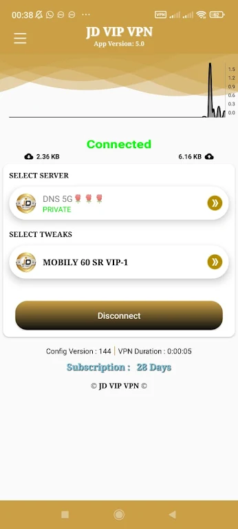 JD VIP VPN - Secure & Fast  Screenshot 1