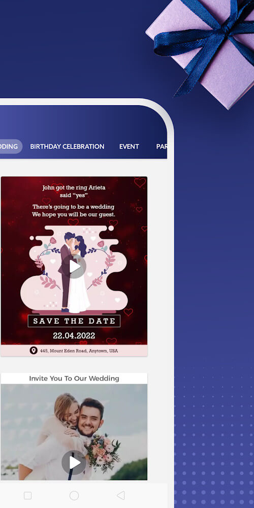 Video Invitation Maker Mod  Screenshot 2