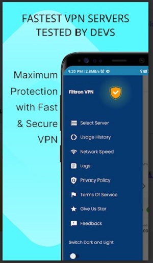 Filtron VPN  Screenshot 1