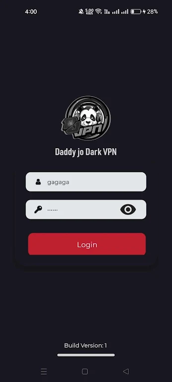 Daddy Jo Dark VPN  Screenshot 1