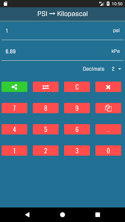 Kpa to Psi Converter  Screenshot 3