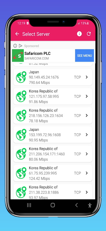 FF VPN plus | Lightning VPN  Screenshot 2