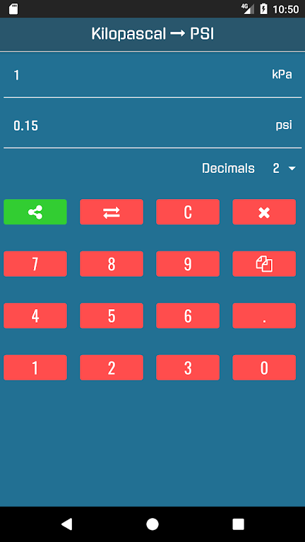 Kpa to Psi Converter  Screenshot 2