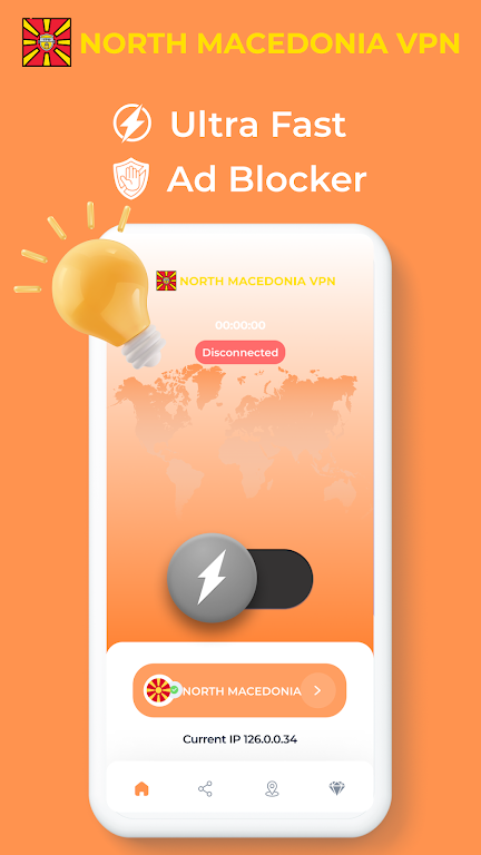 North Macedonia VPN -  Proxy  Screenshot 2